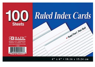 Index Cards